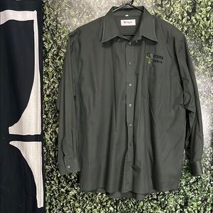 Roma Black Casual Button Down Shirt